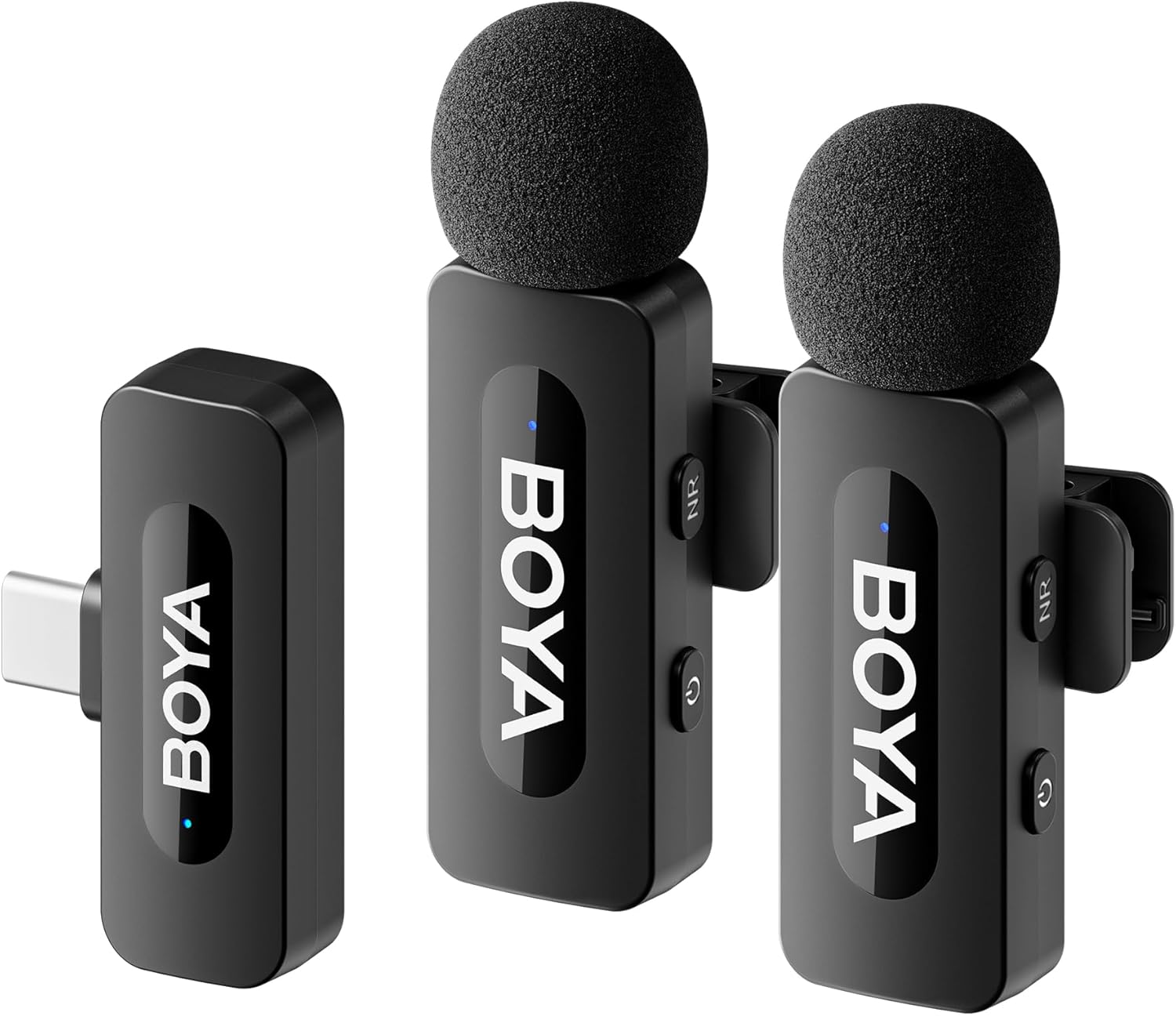 BOYA 2.4GHZ Wireless Microphone System Compatible With Type-C Devices BOYA 2.4GHZ Wireless Microphone System Compatible With Type-C Devices